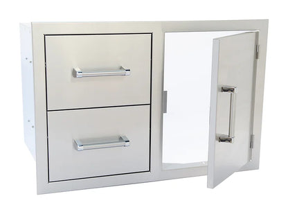 KoKoMo - Outdoor Kitchen Two Drawer & One Door Combo