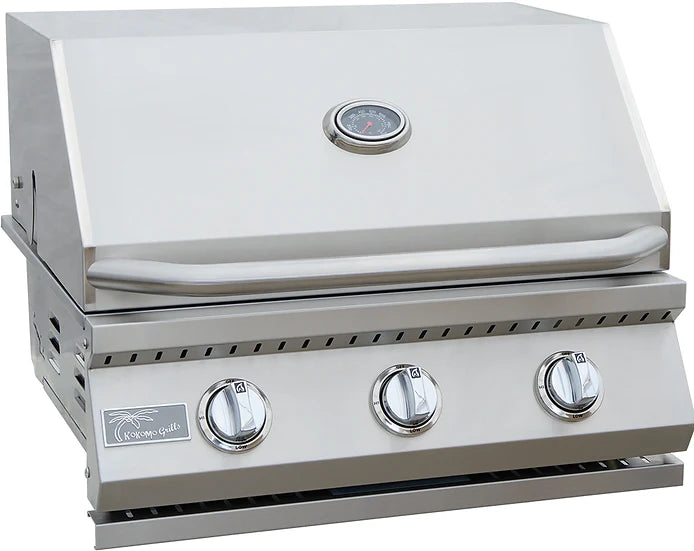 KoKoMo 26-Inch Built in 3 Burner Gas Grill
