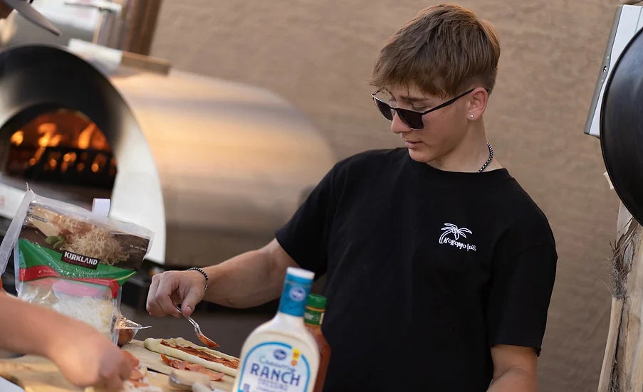 KoKoMo 32-Inch Wood Fired Stainless Steel Pizza Oven