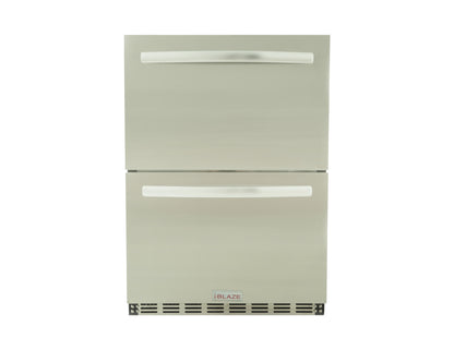 Blaze Outdoor Rated Double Drawer Refrigerator - Outdoor Refrigeration