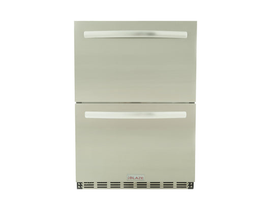 Blaze Outdoor Rated Double Drawer Refrigerator - Outdoor Refrigeration
