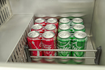 Blaze 23.5-Inch 5.1 Cu. Ft. Outdoor Rated Stainless Steel Double Drawer Refrigerator - BLZ-SSRF-DBDR5.1