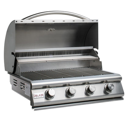 Blaze Prelude LBM 32-Inch 4-Burner Built-In Gas Grill - BLZ-4LBM-LP/NG