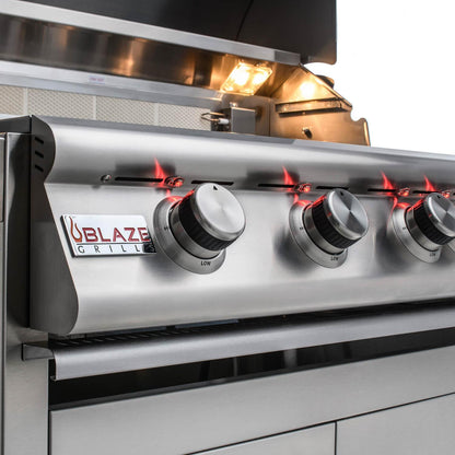 Blaze Premium LTE 32-Inch 4-Burner Built-In Stainless Steel Gas Grill