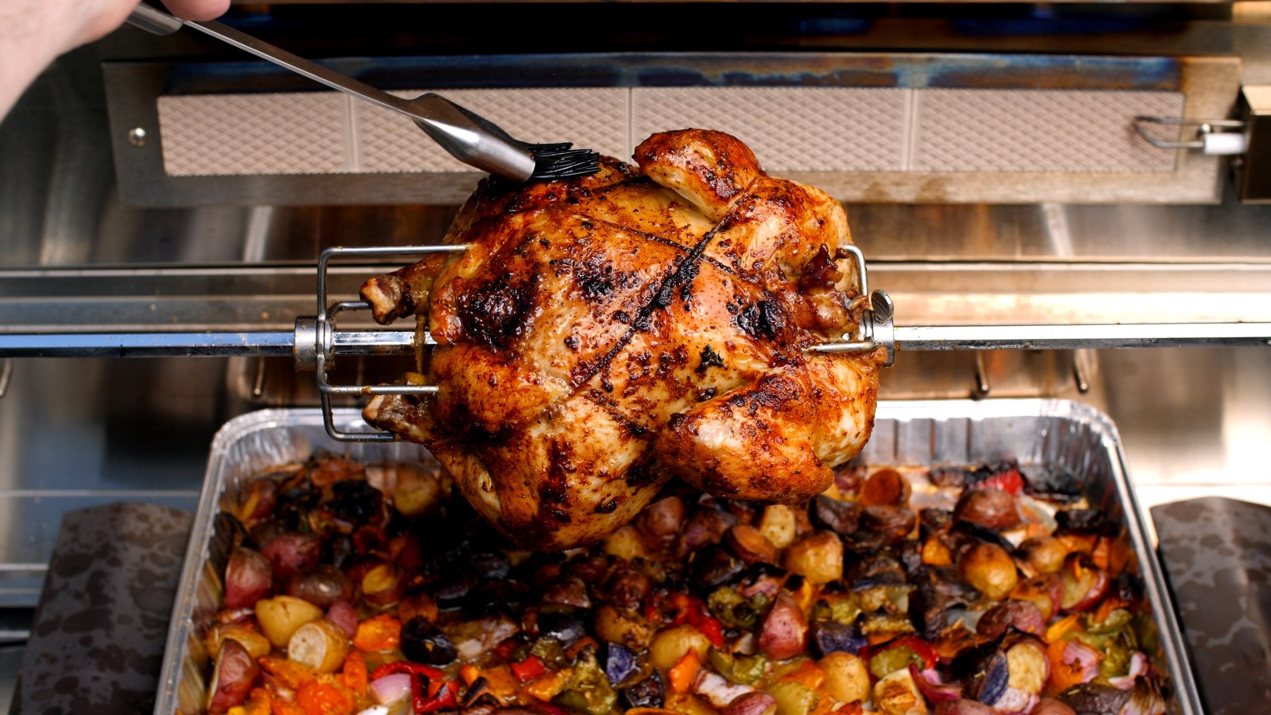 Rotisserie Kit for 32-Inch Charcoal Grill - Blaze Accessories – BBQ ...