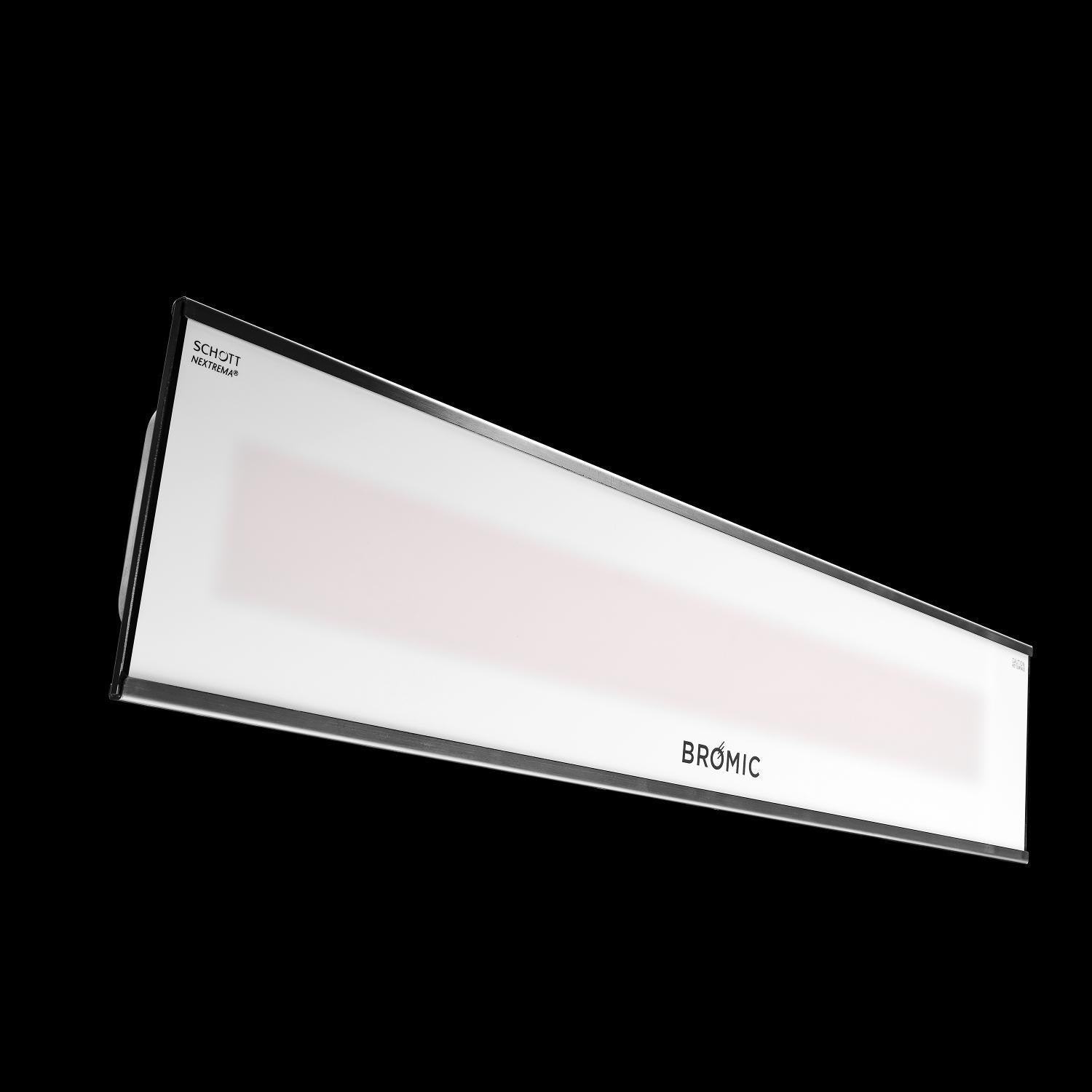 Bromic Heating - Platinum Smart-Heat Marine Grade 33-Inch 2300W Dual Element 240V Electric Infrared Heater - White - BH0320017