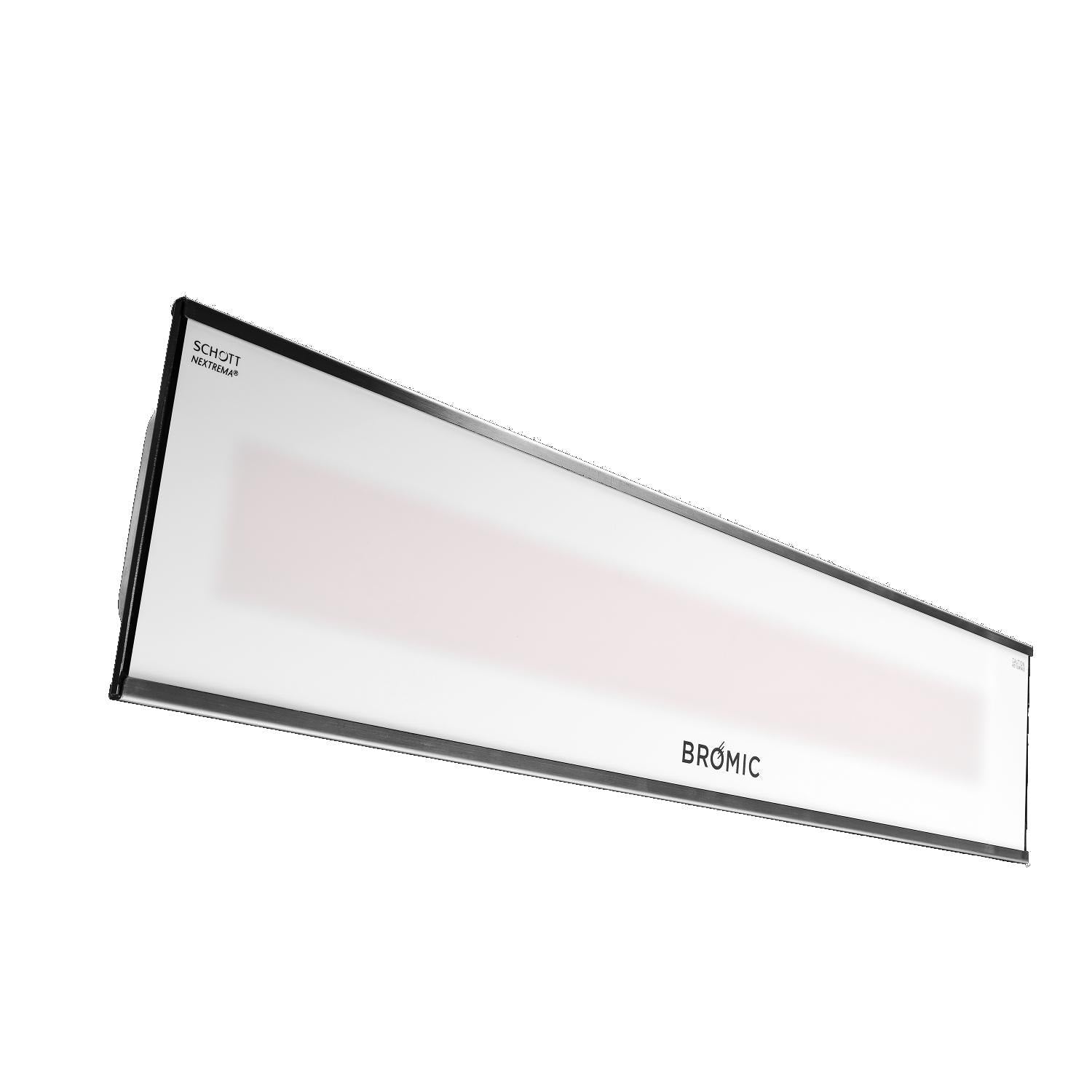 Bromic Heating - Platinum Smart-Heat Marine Grade 50-Inch 3400W Dual Element 240V Electric Infrared Heater - White - BH0320018