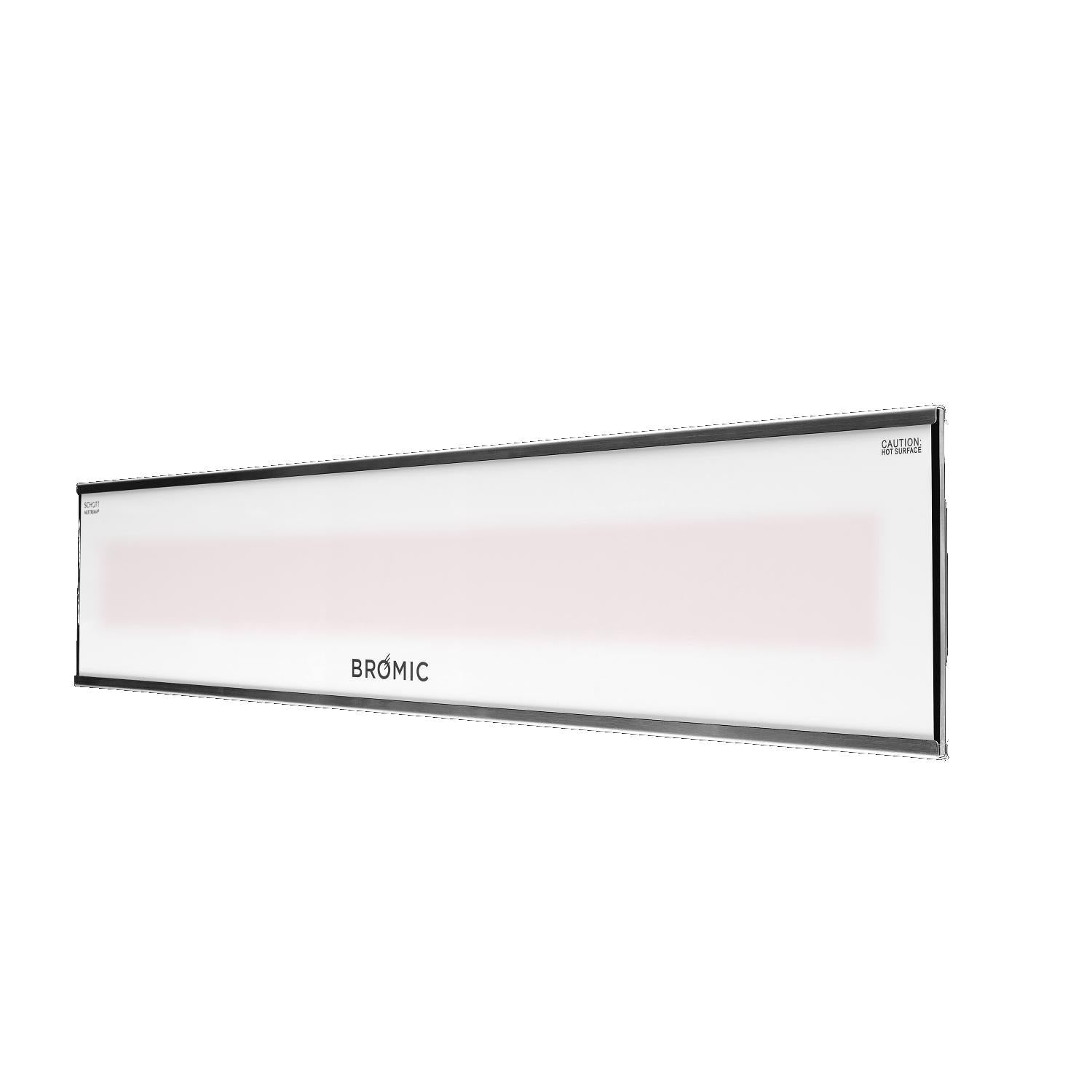 Bromic Heating - Platinum Smart-Heat Marine Grade 50-Inch 3400W Dual Element 240V Electric Infrared Heater - White - BH0320018