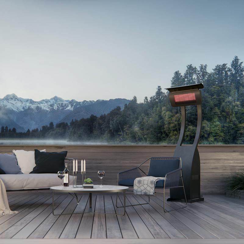 Bromic Heating Tungsten Smart-Heat 38,500 BTU Propane Gas Freestanding Portable Patio Heater