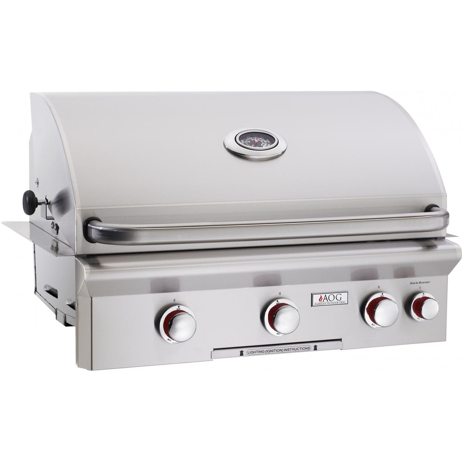 American Outdoor Grill T-Series 30-Inch 3-Burner Built-In Natural Gas Grill With Rotisserie - 30NBT