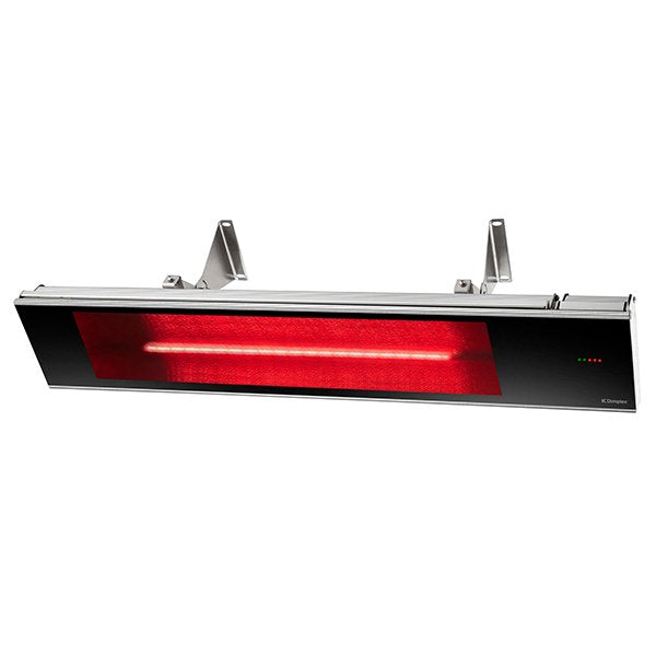 Dimplex - DIR Series 36" Indoor/Outdoor Wall-Mounted Electric Infrared Heater (1500W 120V) - DIR15A10GR