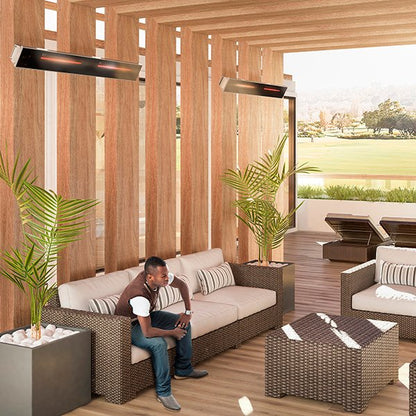 Dimplex - DIR Series 51" Indoor/Outdoor Wall-Mounted Electric Infrared Heater (3000W 240V) - DIR30A10GR