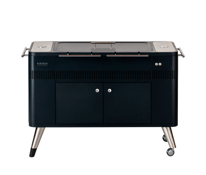 Everdure HUB I 54-Inch Charcoal Grill W/ Rotisserie & Electronic Ignition - HBCE2BBUS