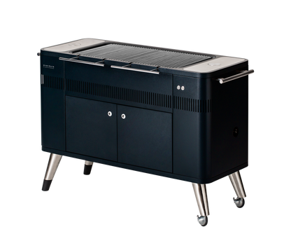 Everdure HUB I 54-Inch Charcoal Grill W/ Rotisserie & Electronic Ignition - HBCE2BBUS