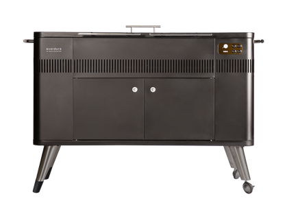 Everdure By Heston Blumenthal HUB II 54-Inch Charcoal Grill With Rotisserie & Electronic Ignition - HBCE3BUS
