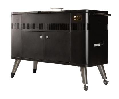 Everdure By Heston Blumenthal HUB II 54-Inch Charcoal Grill With Rotisserie & Electronic Ignition - HBCE3BUS