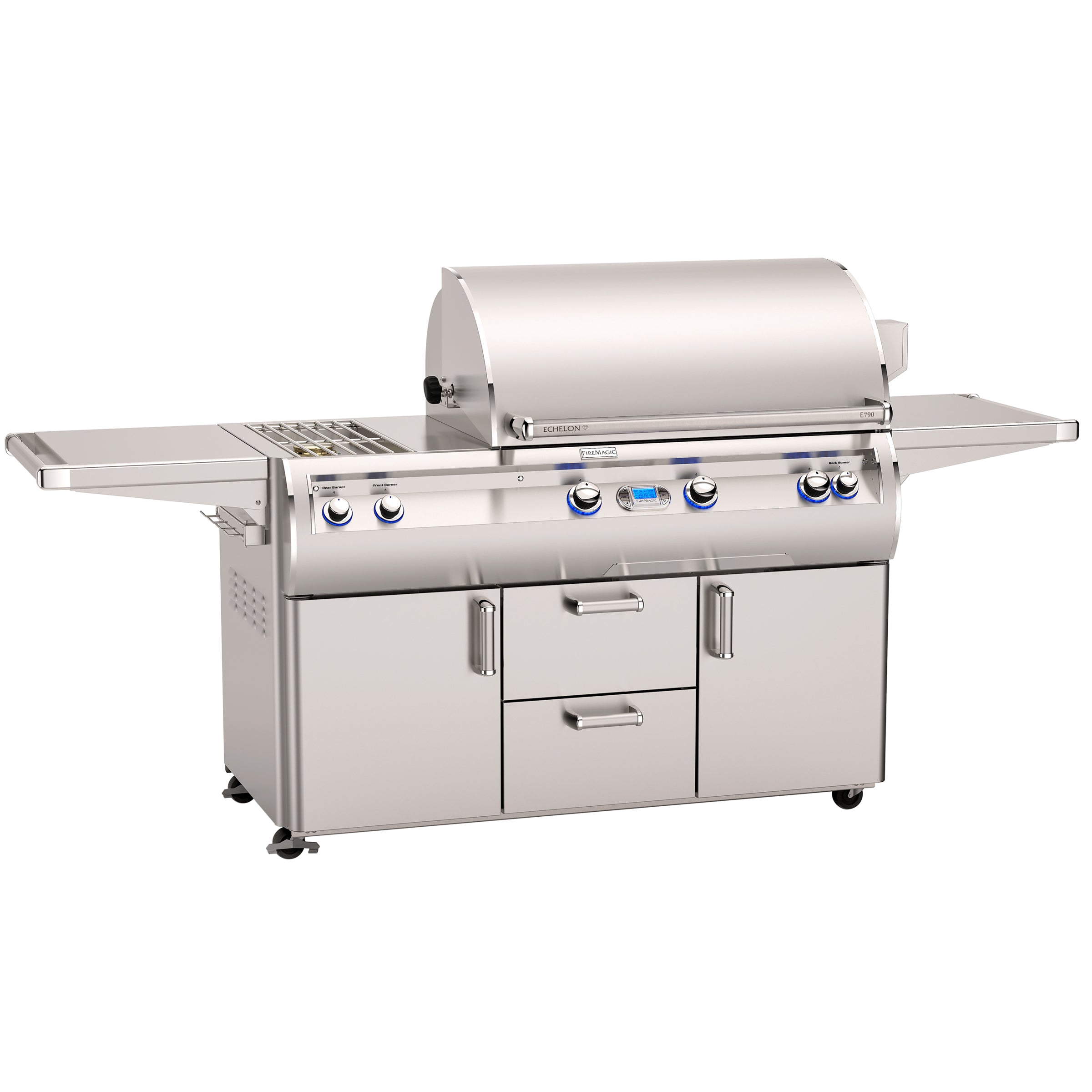 Fire Magic Echelon Diamond E790s 36-inch Natural Gas Grill W/Analog Thermometer And Double Side Burner