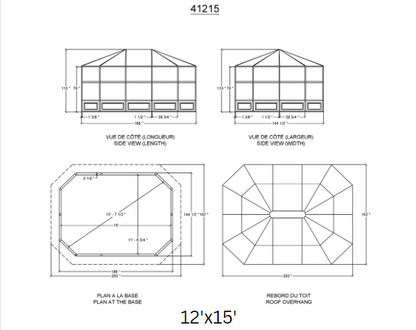 Gazebo Penguin - Florence Slate Solarium with Metal Roof