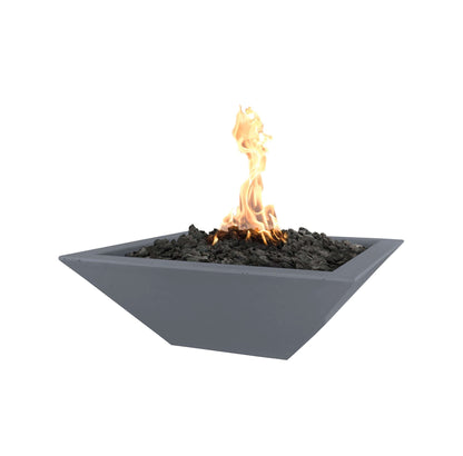 Maya 36-Inch Square Concrete Fire Bowl - OPT-36SFO
