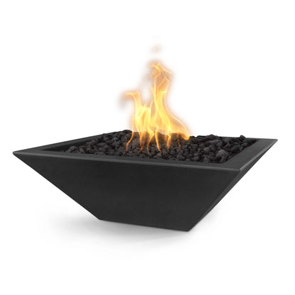 Maya 36-Inch Square Concrete Fire Bowl - OPT-36SFO
