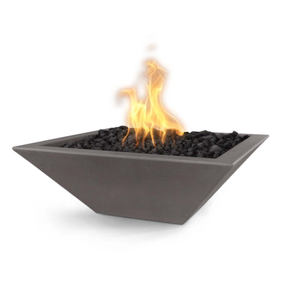 Maya 36-Inch Square Concrete Fire Bowl - OPT-36SFO