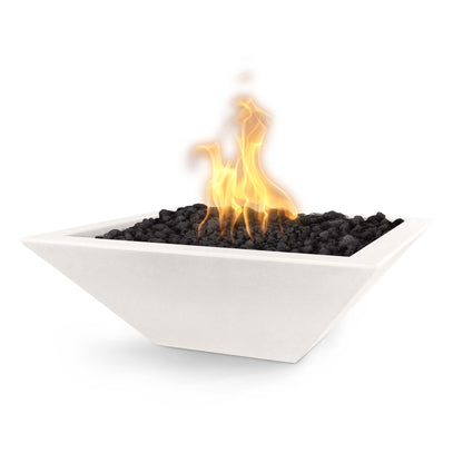 Maya 36-Inch Square Concrete Fire Bowl - OPT-36SFO