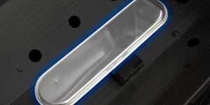 Phoenix Grills - Stainless Steel Natural Gas Grill Head On Black Aluminum Pedestal Cart - SDBOCN