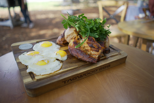 Tagwood BBQ 15 X 11 Inch Edge-Grain Cutting & Carving Board - TAWO04