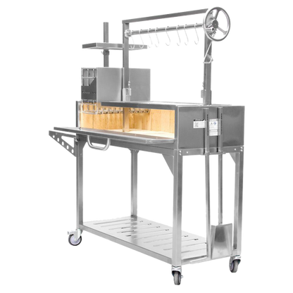 Tagwood BBQ Fully Assembled Argentine Santa Maria Wood Fire & Charcoal Grill - BBQ03SS