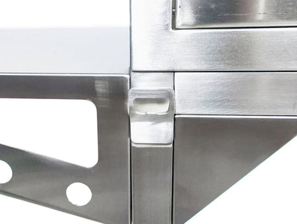 Tagwood BBQ Fully Assembled Argentine Santa Maria Wood Fire & Charcoal Grill - BBQ03SS