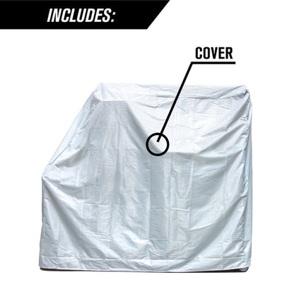 Tagwood BBQ Fully Assembled Argentine Santa Maria Wood Fire & Charcoal Grill with Top Lid - BBQ01SSF