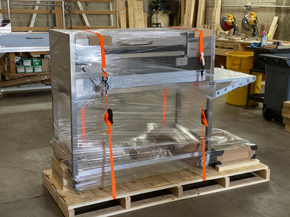 Tagwood BBQ Fully Assembled Argentine Santa Maria Wood Fire & Charcoal Grill with Top Lid - BBQ01SSF