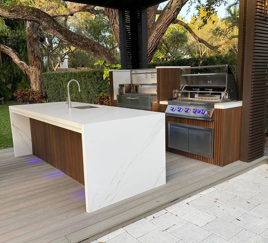 Tagwood BBQ Fully Assembled Built-In Santa Maria Argentine Wood Fire & Charcoal Gaucho Grill - BBQ05SSF