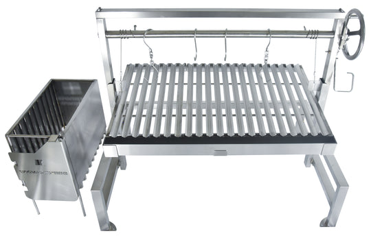 Tagwood BBQ Built-In Argentine Santa Maria Wood Fire & Charcoal Grill - BBQ09SS