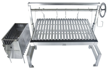 Tagwood BBQ Built-In Argentine Santa Maria Wood Fire & Charcoal Grill - BBQ09SS