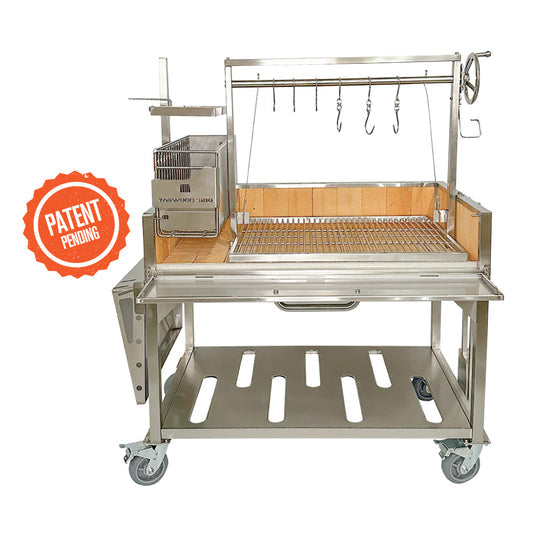 Tagwood BBQ XL Argentine Santa Maria Wood Fire & Charcoal Grill - BBQ23SS