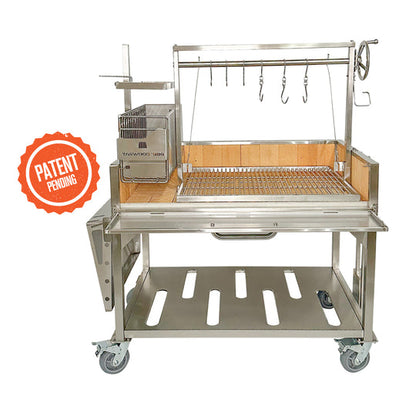 Tagwood BBQ XL Argentine Santa Maria Wood Fire & Charcoal Grill - BBQ23SS