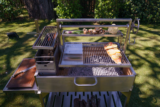 Tagwood BBQ XL Argentine Santa Maria Wood Fire & Charcoal Grill - BBQ23SS