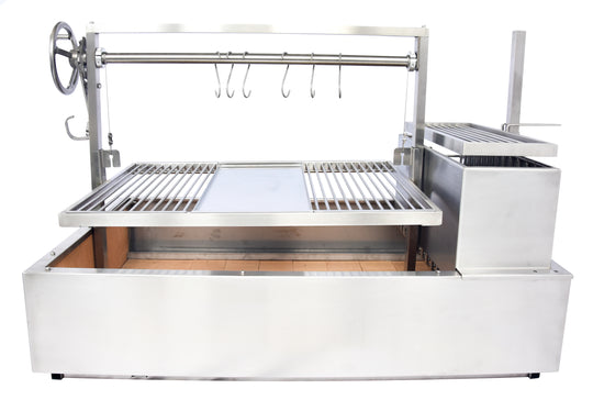 Tagwood BBQ XL Built-In Argentine Santa Maria Wood Fire & Charcoal Grill - BBQ25SS