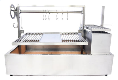 Tagwood BBQ XL Built-In Argentine Santa Maria Wood Fire & Charcoal Grill - BBQ25SS