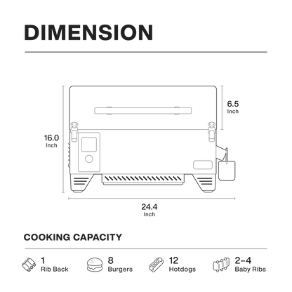 Asmoke AS350 Portable Wood Pellet Grill and Smoker | ASCA™
