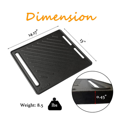 ASMOKE Cast Iron Reversible Griddle Plate
