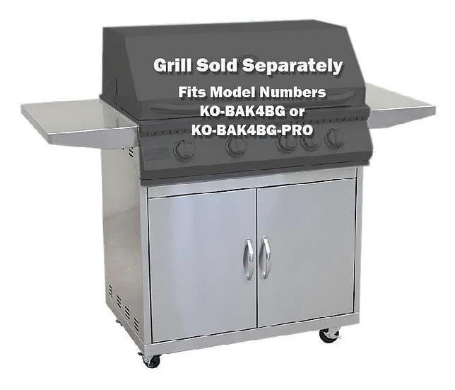 KoKoMo 32-Inch Professional Built in 4 Burner Grill