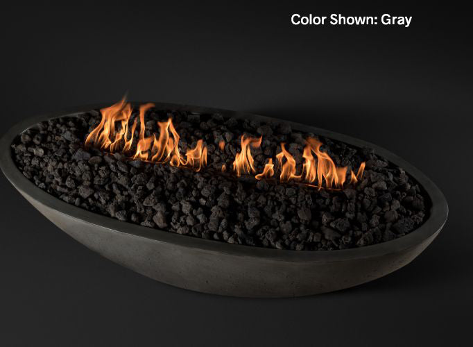 Slick Rock Concrete - Oasis Series 60-Inch Oval Fire Bowl KOF60