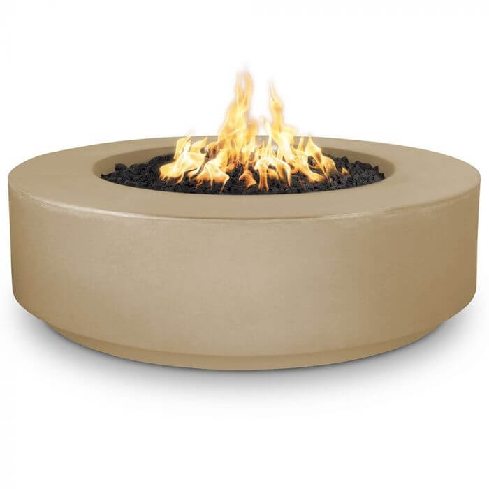 42" Florence Concrete Fire Pit - 12" Tall - OPT-FL42