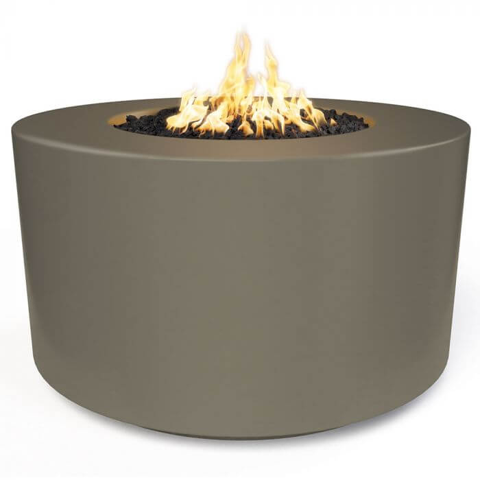 42" Florence Concrete Fire Pit - 24" Tall - OPT-FL4224
