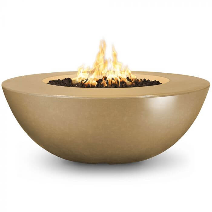 60" Sedona Wide Ledge Concrete Fire Pit- OPT-SEDWL60