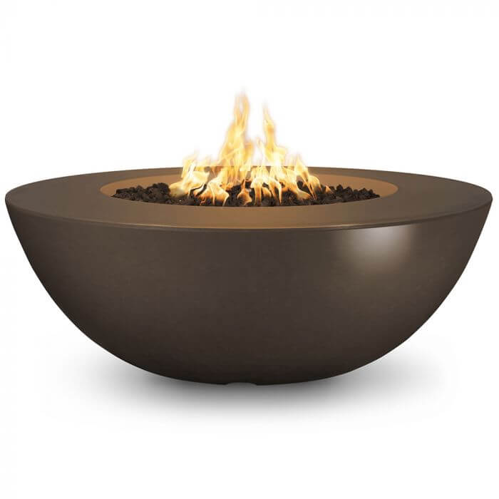 60" Sedona Wide Ledge Concrete Fire Pit- OPT-SEDWL60