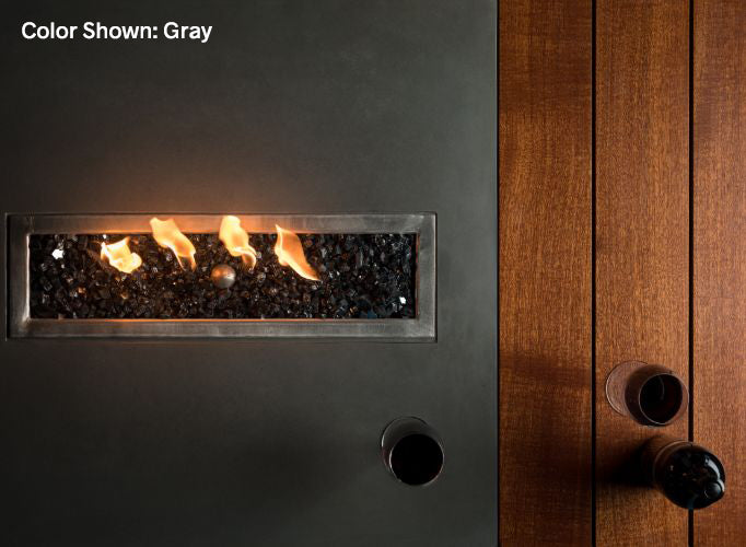 Slick Rock Concrete - Oasis Series 48-Inch Rectangle Fire Table KOF48