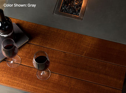 Slick Rock Concrete - Oasis Series 48-Inch Rectangle Fire Table KOF48